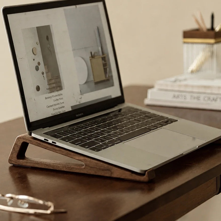 Loft Walnut Laptop Stand