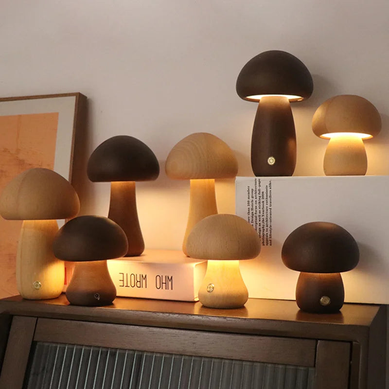 Willow Mushroom Touch Lamp